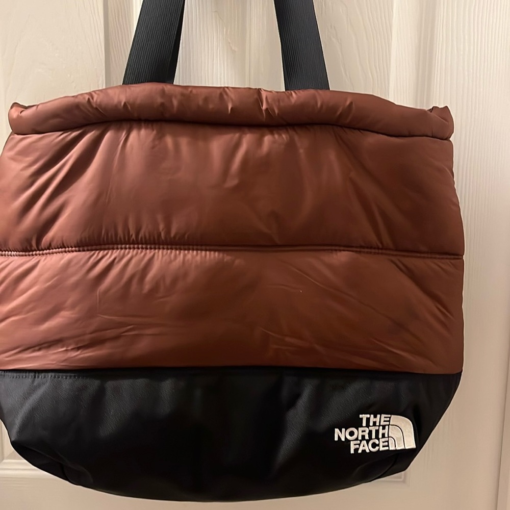 The North Face Brown Nuptse Tote